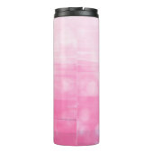  wit paard bloemen gepersonaliseerd thermosbeker (Achterkant)