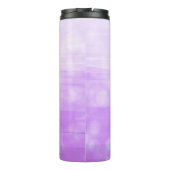  wit paard bloemen gepersonaliseerd thermosbeker (Achterkant)