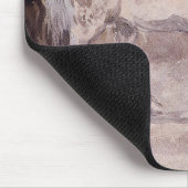 Wit Paard (door Eugene Delacroix) Muismat (Hoek)