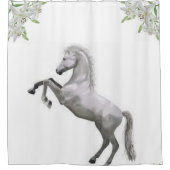 Wit Paard Douchegordijn (Voorkant)