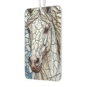 Wit Paard glas in lood Luchtverfrisser (Links)