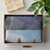 Wit Paard Lavendel Tissue Paper Tissuepapier (Geschenk)