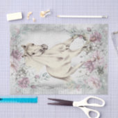 Wit-paard Meadow Fantasy-ontkoppeling Tissuepapier (Craft)