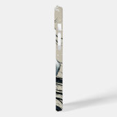 Wit paard met een kerstboom Case-Mate iPhone case (Achterkant / Links)