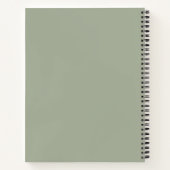 Wit Paard met Rozen Notitieboek (Achterkant)