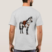 Wit Paard T-shirt (Achterkant)
