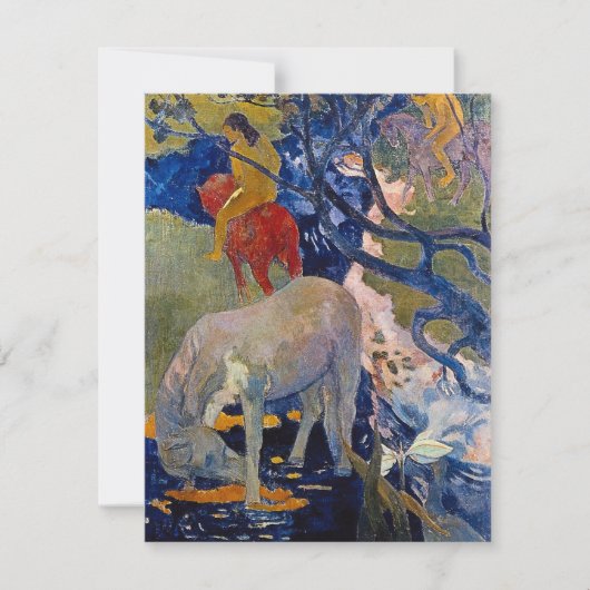 Wit Paard van Paul Gauguin (Voorkant)