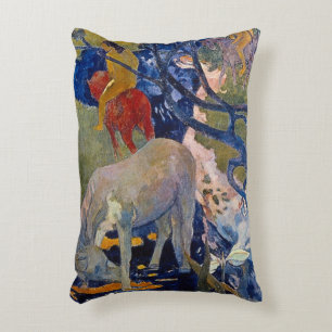 Wit Paard van Paul Gauguin Accent Kussen