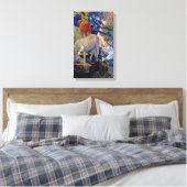 Wit Paard van Paul Gauguin Canvas Afdruk (Insitu (Slaapkamer))