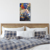 Wit Paard van Paul Gauguin Canvas Afdruk (Insitu (Slaapkamer))