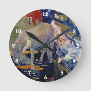 Wit Paard van Paul Gauguin Ronde Klok