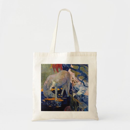 Wit Paard van Paul Gauguin Tote Bag (Voorkant)