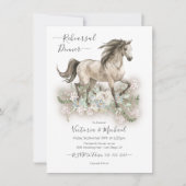 Wit-paardenrennen draaien kaart (Voorkant)