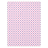 Wit Paars Roze Stippen Patroon Tafelkleed (Voorkant)