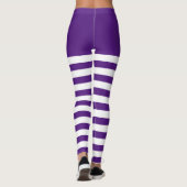 Wit & Paarse Leggings (Achterkant)