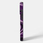 Wit Paarse Marmer Case-Mate iPhone Case (Achterkant / Links)