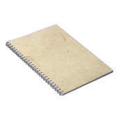Wit papier, grijs handgemaakt notitieboek (Rechterzijde)