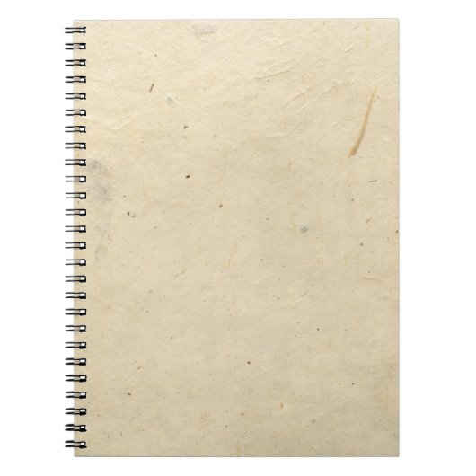 Wit papier, grijs handgemaakt notitieboek (Voorkant)