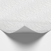 WIT-papier kreukt kreukvaste textuur, kruismonster Cadeaupapier (Hoek)