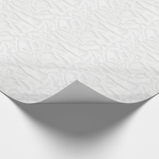 WIT-papier kreukt kreukvaste textuur, kruismonster Cadeaupapier (Hoek)