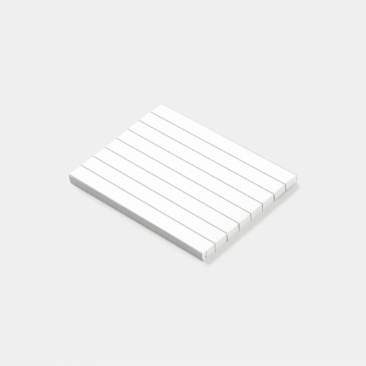Wit papier post-it® notes (Schuin)