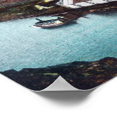 Wit passer en spoorweg Yukon Poster (Hoek)