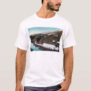 Wit passer en spoorweg Yukon T-shirt