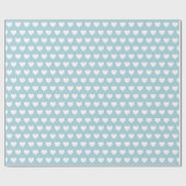  wit - Patroon Blauw omslagpapier Cadeaupapier (Vlak)