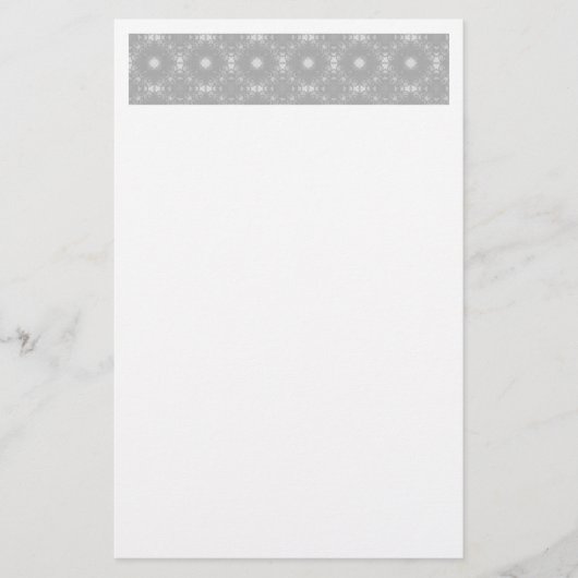Wit Patroon Briefpapier (Voorkant)