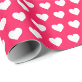  wit patroon diva roze cadeaupapier (Rol Hoek)