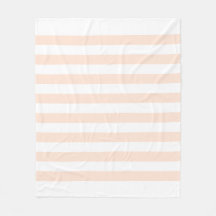 Wit & Perzik Pastel Lijnpatroon