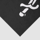 Wit, Piraat Vlag Calico Jack, Schedel & Cutlass Tissuepapier (Detail)