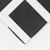 Wit & Pitch Pastel Weefontwerp Fleece Deken (Hoek)