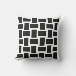 Wit & Pitch Pastel Weefsel Design Kussen