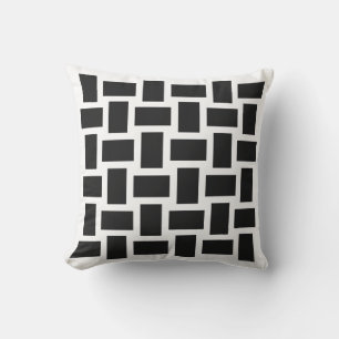 Wit & Pitch Pastel Weefsel Design Kussen