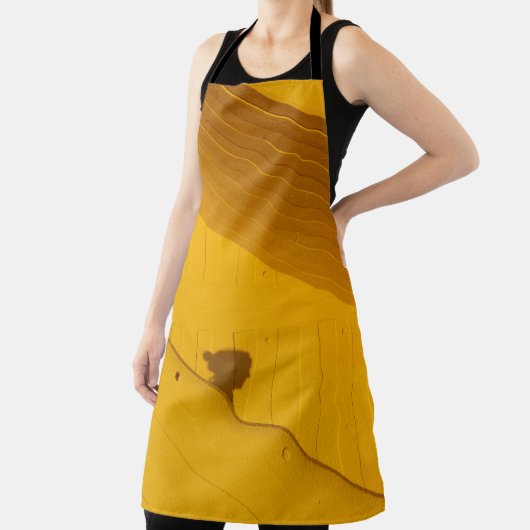 Wit plastic paneel schort (Insitu)