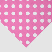 wit polka stippenpatroon tissuepapier (Detail)