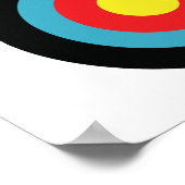 Wit Poster Doelpraktijk-muur (Hoek)