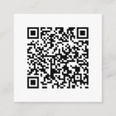 Wit | QR Code | Trouw RSVP Informatiekaartje (Achterkant)