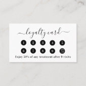 Wit qr-code zakelijk logo loyaliteitskaart klantenkaartje (Voorkant)