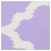 Wit Quatrefoil Ikat met aangepaste blauwe achtergr Stof (Close Up)