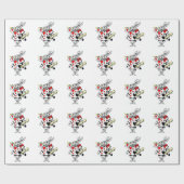 WIT-RABBIT-MOTIF VAN ALICE IN WONDERLAND CADEAUPAPIER (Vlak)