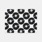 Wit-recordlabel Fleece Deken (Voorkant (Horizontaal))