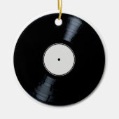 Wit-recordlabel Keramisch Ornament (Voorkant)