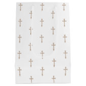 Wit Religieus Kruis | Medium Cadeauzakje (Achterkant)