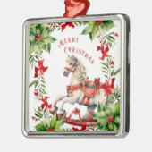 Wit  Rocking Horse Christmas Ornament (Links)
