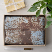 Wit Roestig Metaal Corrosiepatroon Tissuepapier (Geschenk)