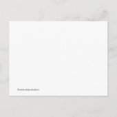 Wit Rood Afstudeerder Pet Graduation Party Invitat Uitnodiging Briefkaart (Achterkant)