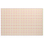 Wit Rood Geel Stippen Design Stof (Yard (91,4 cm))