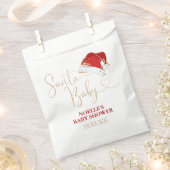 Wit Rood Goud Santa Hat Kerstmis Santa Baby Bedankzakje (Geknipt)